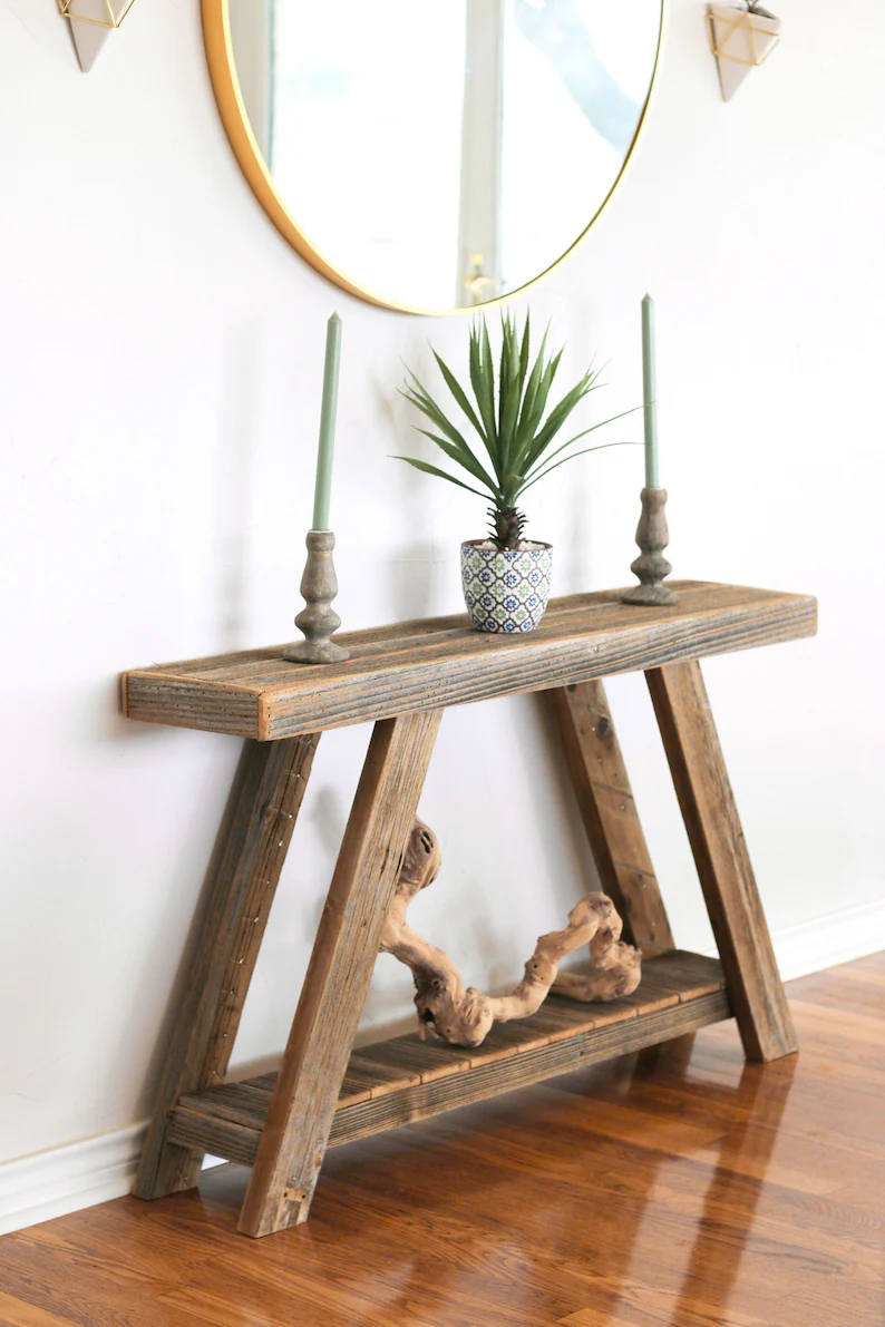 Aztec A-Frame 46-Inch Console Table